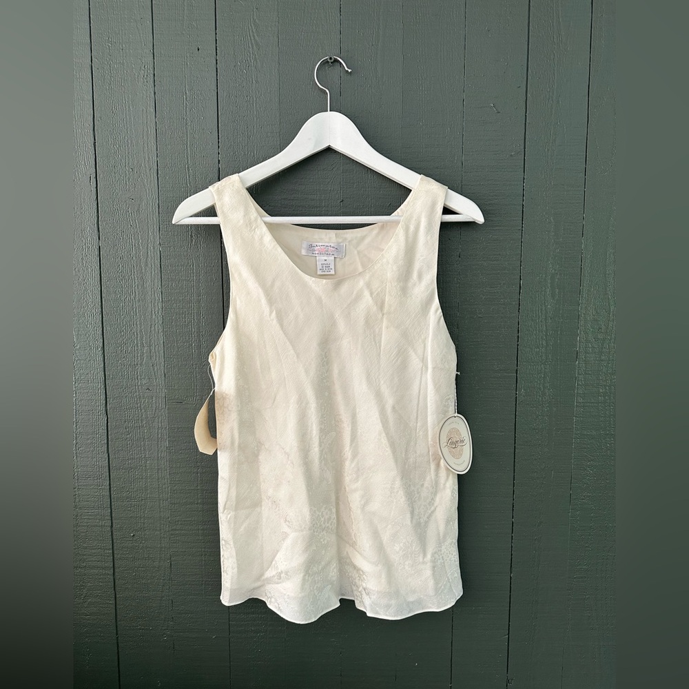 NWT Vintage Nordstrom Lingerie Silk Top